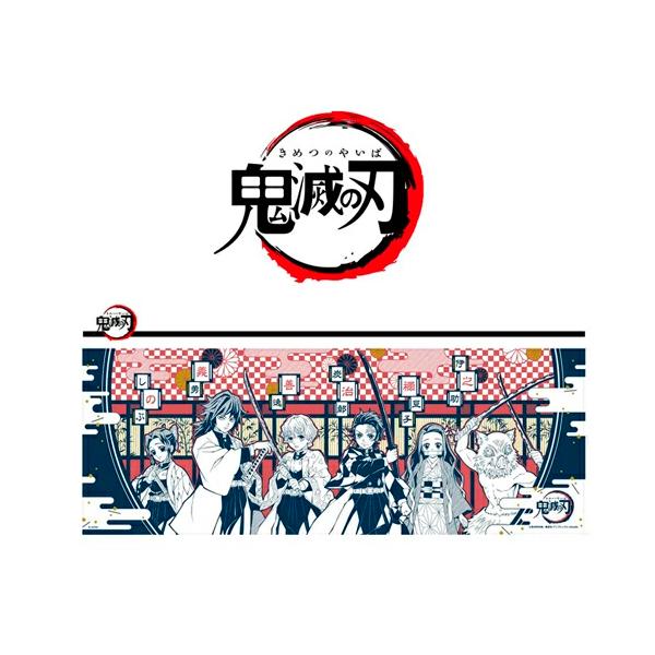 鬼滅の刃 グッズ タオル 手ぬぐい てぬぐい 生地 A柄チェック 鬼滅柄 きめつのやいば  キャラクターグッズ  メール便OK ポスト投函