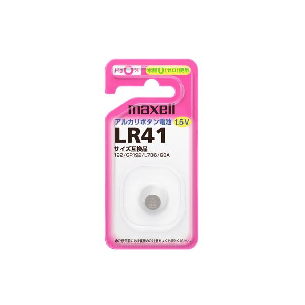 �A���J���{�^���d�r(LR) 1.5V ����0�g�p LR41 1BS �T�C�Y�݊��i �}�N�Z�� maxell ���[����OK �|�X�g����