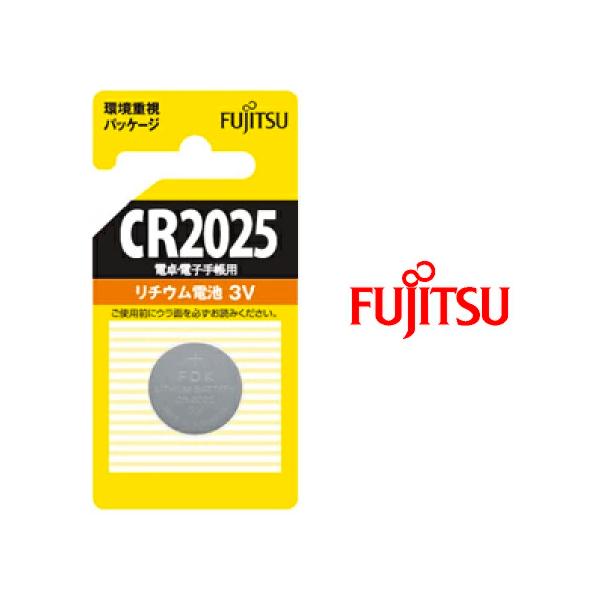 リチウムコイン電池 CR2025C B N 富士通 FDK コイン電池 電卓 電子手帳 カーリモコン用 ゲーム機 メール便可 ポスト投函