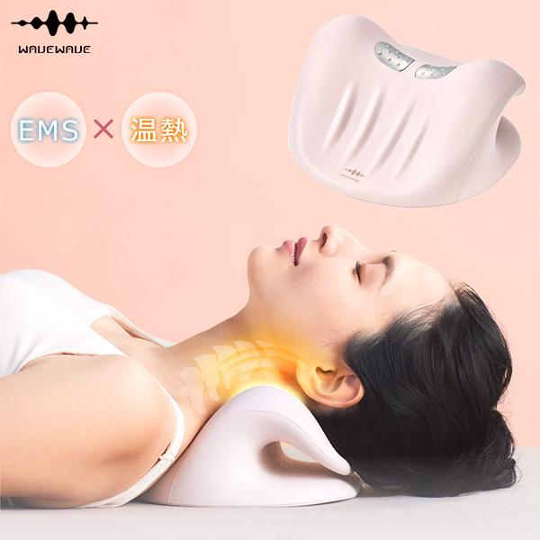 EMS×温熱で本格ネックケア15分のご褒美タイムこれまでの枕にはなかった業界初「温熱×EMS」のW効果！忙しい現代人にありがちな緊張した首元が気になる方におすすめの1台。【本体サイズ(約)】230×212×109mm【重量(約)】470g（...