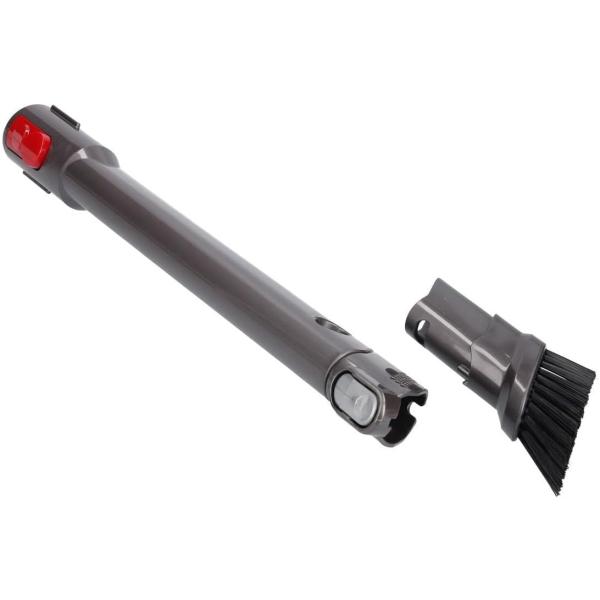 Dyson V7 V8 V10 コードレススティック掃除機 伸縮自在 隙間ツール ノズルブラシ 968433-01 アイアングレー ワンサイズ