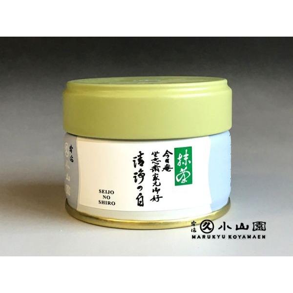 抹茶 宇治 丸久小山園 清浄の白 20g 缶(せいじょうのしろ)裏 抹茶 宇治 丸久小山園 清浄の白 20g 缶(せいじょうのしろ)裏