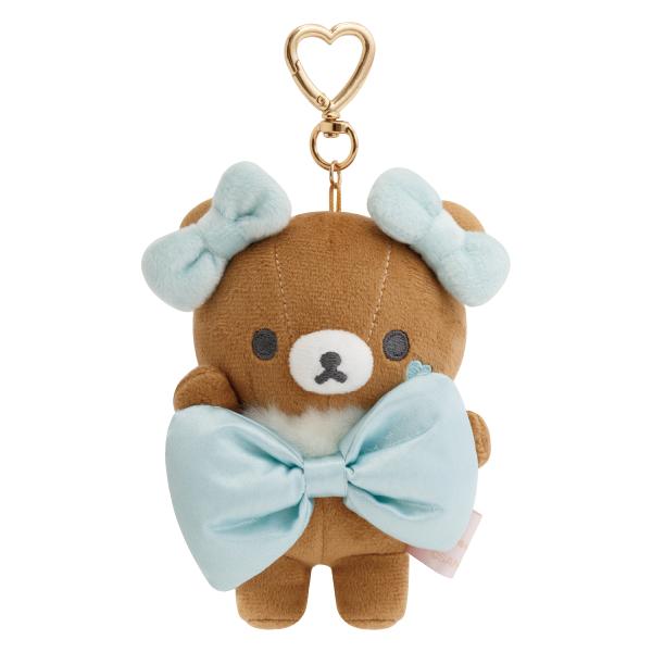 【2025/12/22 12:00  販売開始】★おひとり様１点までご購入いただけます。「Makeup　Rilakkuma」テーマのぶらさげぬいぐるみ（チャイロイコグマ）です。ハート型のカラビナがチャームポイントです♪サイズ：約125×10...