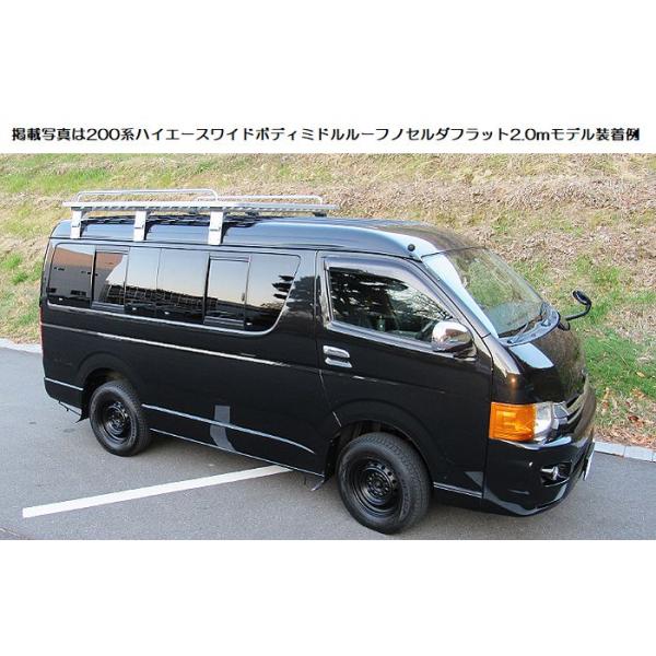 アイバワークスルーフキャリア　１００系ハイエース用 アイバワークス ルーフラック NOSELDA-フラット トヨタ ハイエース
