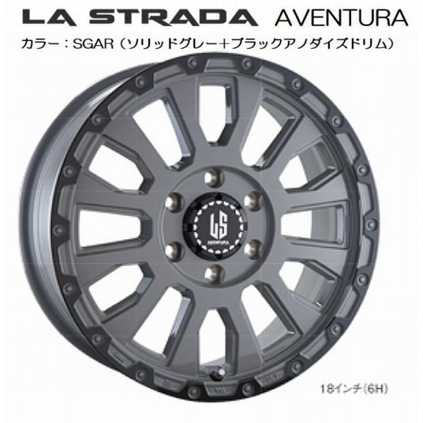 18インチ アルミ製 5本スポークホイールセット　ハイエース　139.7 rim_la875t38sgar