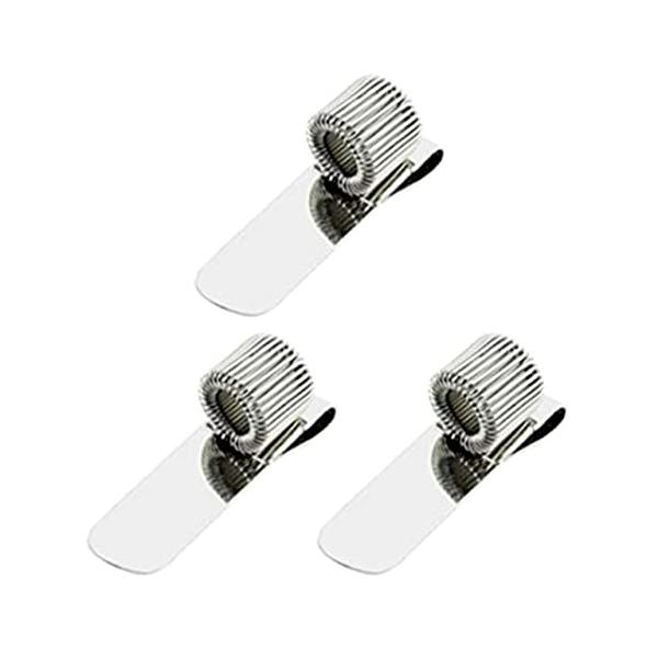 Rimikuru ペンホルダー クリップ付き 3個セット ボールペン フック クリップ クリップ式ペンホルダー 手帳 ノート