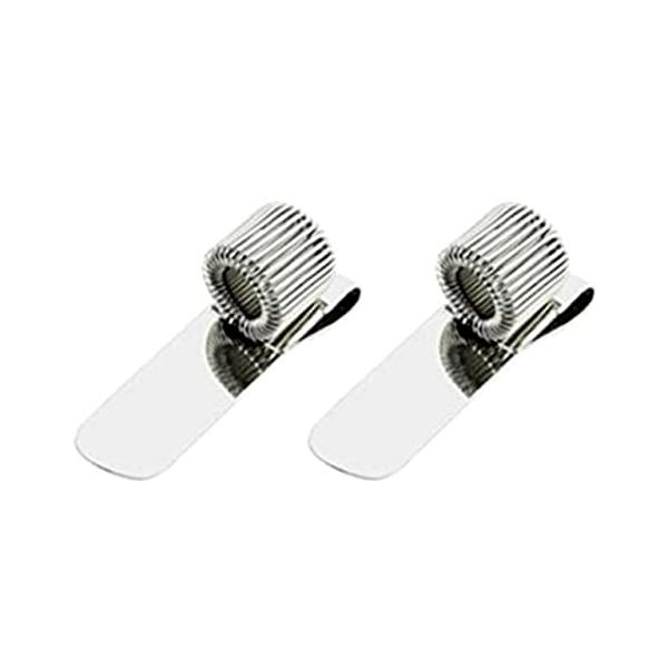 Rimikuru ペンホルダー クリップ付き 2個セット ボールペン フック クリップ クリップ式ペンホルダー 手帳 ノート