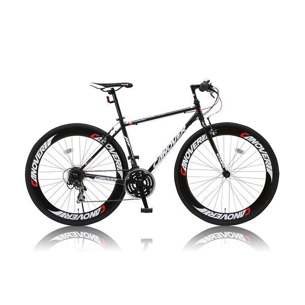 �s�X�|�[�e�B�ȃf�U�C���ŊX����ʋ΁A�ʊw�ɂ��œK�tCANOVER700x28C�N���X�o�C�N21�i�ϑ�CAC-025 NYMPH�u���b�N(25598)