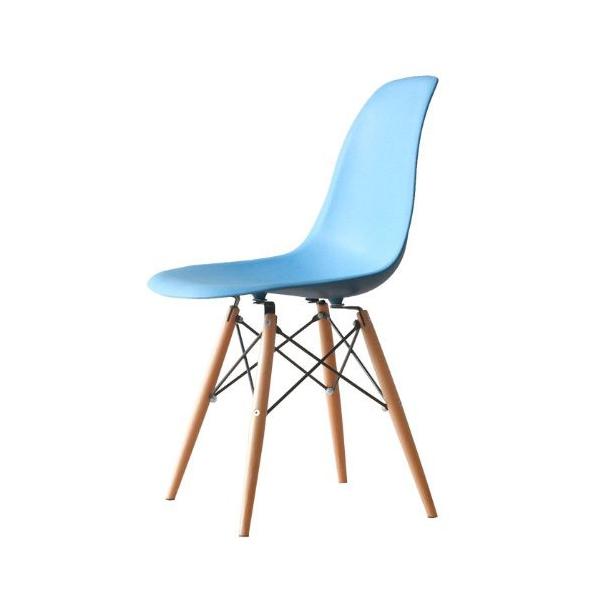 sŏ㋉̃tHrOɁtC[Y DC-231A-BL DSW Dining Shell side chair Wood base  u[