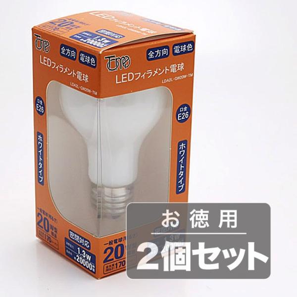 sdւ邾ŏȃGl&amp;t^ LEDd(E26ʓd`)dF20WLDA2L-GW20W-TM(2Zbg)