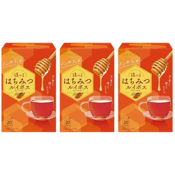 3個セット】はちみつルイボス ティーバッグ 日東紅茶 ノンカフェイン