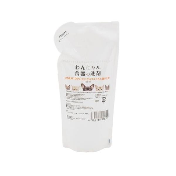 ■商品説明天然成分100％！ペットが使用したあとの食器の気になるヌメリに！植物から生まれたペットのための食器洗剤です。天然成分の除菌効果で食器を清潔に保ちます。洗浄力が高く泡切れも良いので洗剤の使用量が少なく経済的です。成　分パーム油、パー...