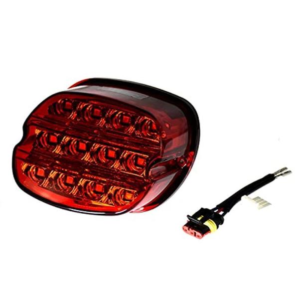 Rebacker オートバイ ブレーキ テールライト LED 多機能 Harley Dyna Fat Boy Sportster Road :20220419133454-00281:りん りん 通販 Rebacker オートバイ ブレーキ テールライト LED 多機能 Harley Dyna Fat Boy Sportster Road Kingに