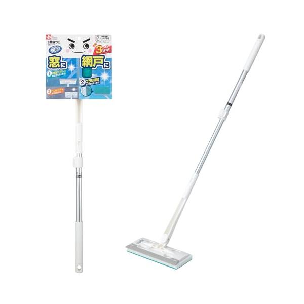 他サイト： レック 激落ちくん 窓 網戸 ブラシ (伸縮タイプ) 水切りワイパー付の商品画像