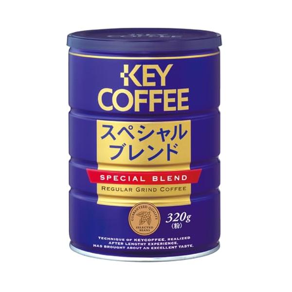 キーコーヒー 缶 スペシャルブレンド 320g 1.0 個