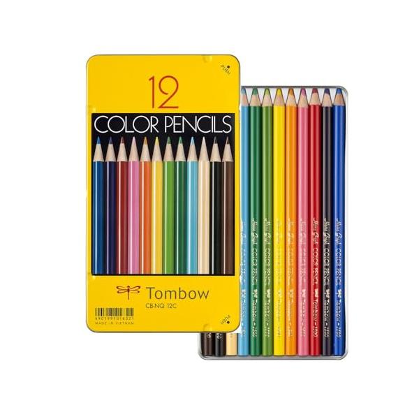 他サイト： トンボ鉛筆 色鉛筆 NQ 12色 CB-NQ12Cの商品画像