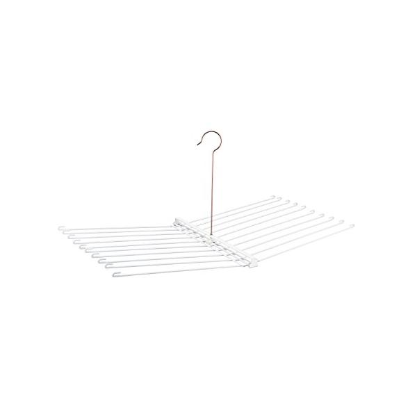 他サイト： レック タオル干し ハンガー 20枚用 (洗濯ハンガー) 75×39×31.5cm ホワイト W-271の商品画像