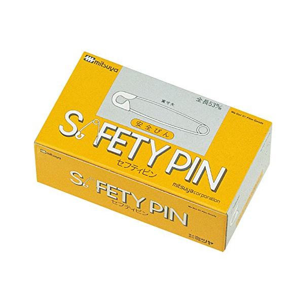 ミツヤ 安全ピン 100本入り 53mm シルバー AP-5 : LIKE.SHOP - 通販