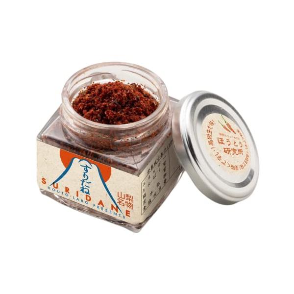 -/40g/-・Size:40g・パッケージ個数:1・旨辛七味唐辛子｜山梨県東部の伝統調味料「すりだね」は、香ばしいゴマとピリッと辛い唐辛子、山椒が絶妙に調和した旨辛七味唐辛子・ほうとう専門店が作るすりだね｜ほうとう研究所のすりだねは、厳選...