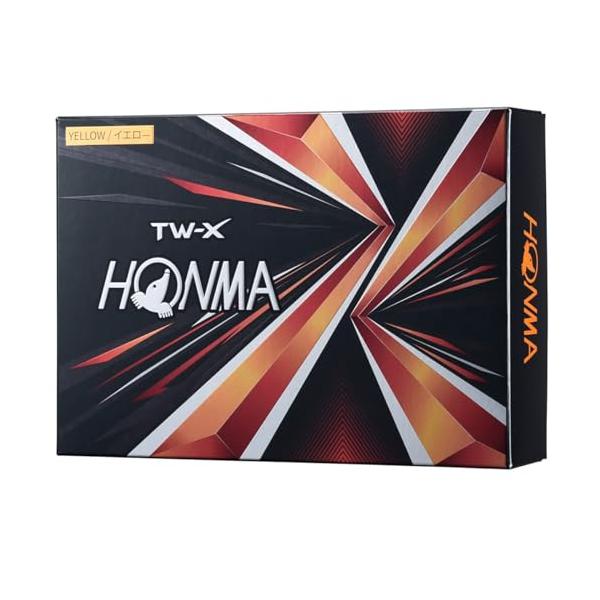 他サイト： ホンマ ゴルフ ボール TW-X TW-S 2021 1ダース 12球入り ホワイト イエロー 3ピース ツアー系 スピン 飛距離 TOUR Wの商品画像