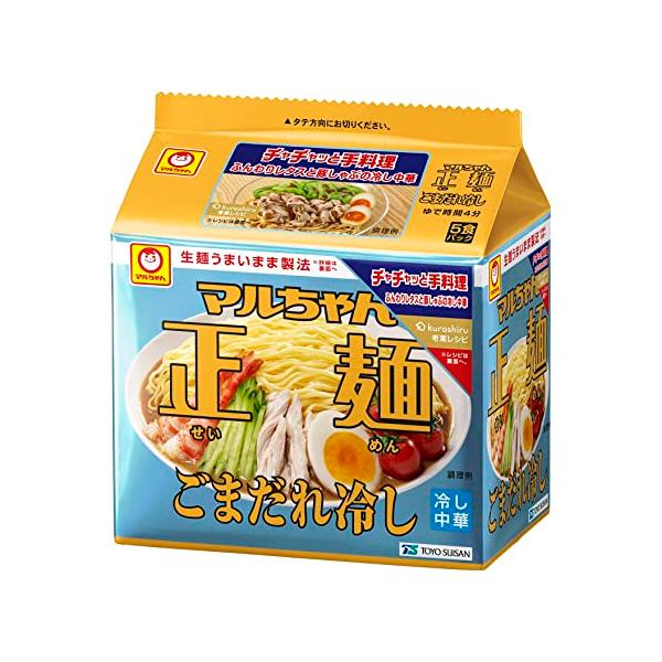 マルちゃん マルちゃん正麺 ごまだれ冷し 5食パック 120g×5袋×6個