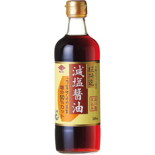 他サイト： チョーコー 超特選減塩醤油 500mlの商品画像