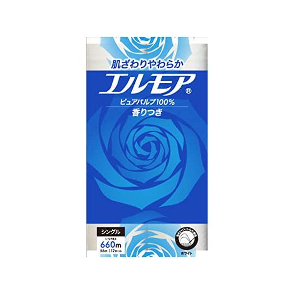 -/幅109mm×55m巻/4971633162976・パッケージ個数:1・ブランド：エルモア・シートサイズ：幅109mm×55m巻・材質：ピュアパルプ100%・原産国：日本・香り：花の香り