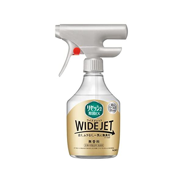 リセッシュ除菌EX WIDE JET(ワイドジェット) 汗・皮脂臭を広く、ムラなく、一気に無臭化 無香料 本体410ml