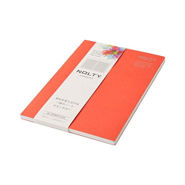他サイト： 日本能率協会マネジメントセンター NOLTY ノルティ ノート A5 ログタイプ 3.5m方眼 オレンジ NTBNT1204の商品画像