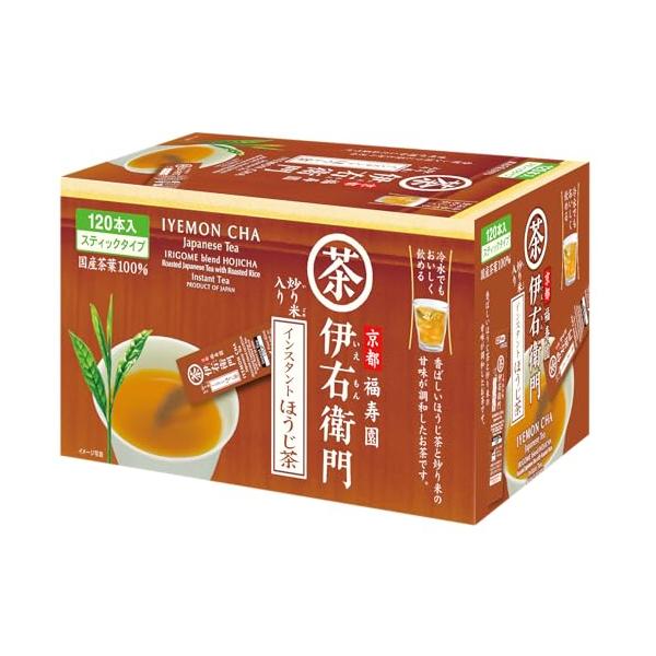 他サイト： 宇治の露 伊右衛門 インスタントほうじ茶スティック 120本入 粉末の商品画像