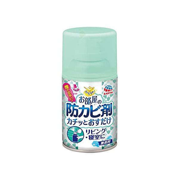 らくハピ お部屋の防カビ剤 カチッとおすだけ 煙が出ない 防カビくん煙剤 無香料 1個 浴槽 浴室 カビ予防 カビを防ぐ お風呂掃除 大掃除