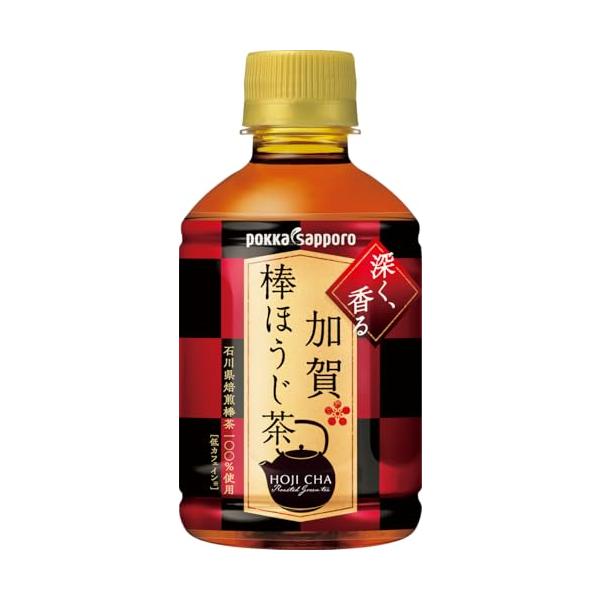 他サイト： ポッカサッポロ 加賀棒ほうじ茶 275ml PET ×24本の商品画像