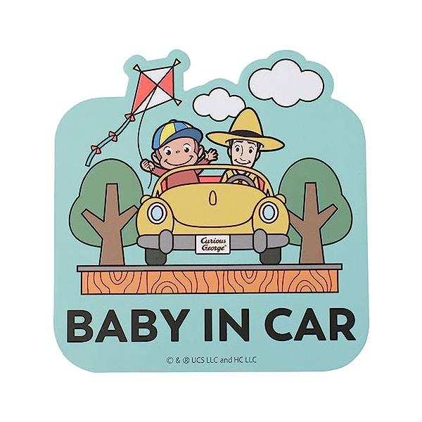 他サイト： CG2 マグネットカーサイン おさるのジョージグッズ カー用品 (ブル)の商品画像
