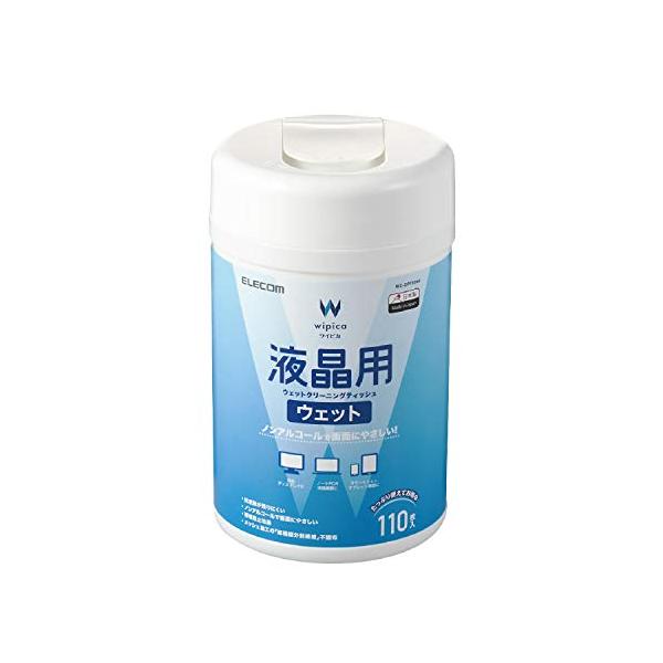 1 クリーナー単品-/(ボトル) 110枚用/WC-DP110N4・Size:(ボトル) 110枚用Style:1 クリーナー単品・パッケージ個数:1・デリケートな液晶ディスプレイにも安心して使えるノンアルコールタイプの液晶用ウェットクリー...