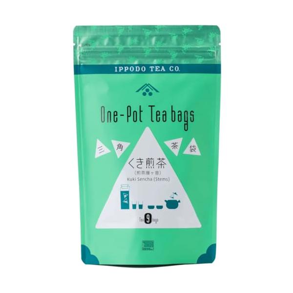 他サイト： 一保堂茶舗 三角茶袋くき煎茶9袋入の商品画像
