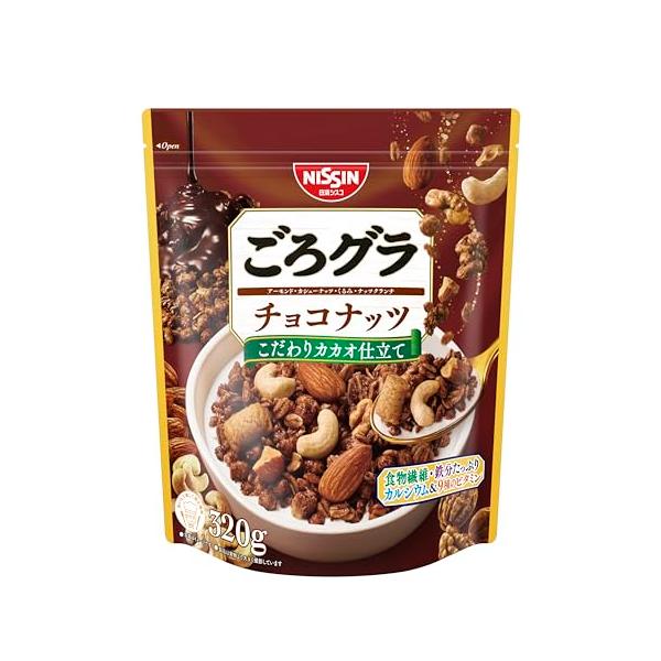 ごろグラ 日清シスコ チョコナッツ 320g×6袋 : LIKE.SHOP - 通販