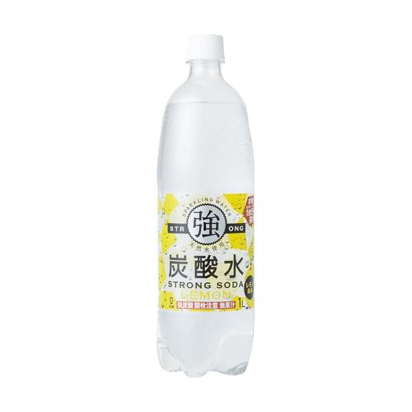 他サイト： 友桝飲料 強炭酸水レモン 1000ml×15本の商品画像