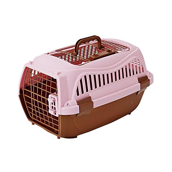 他サイト： ペティオ (Petio) 2ドア スマイルキャリー ピンク ペット用 S サイズの商品画像