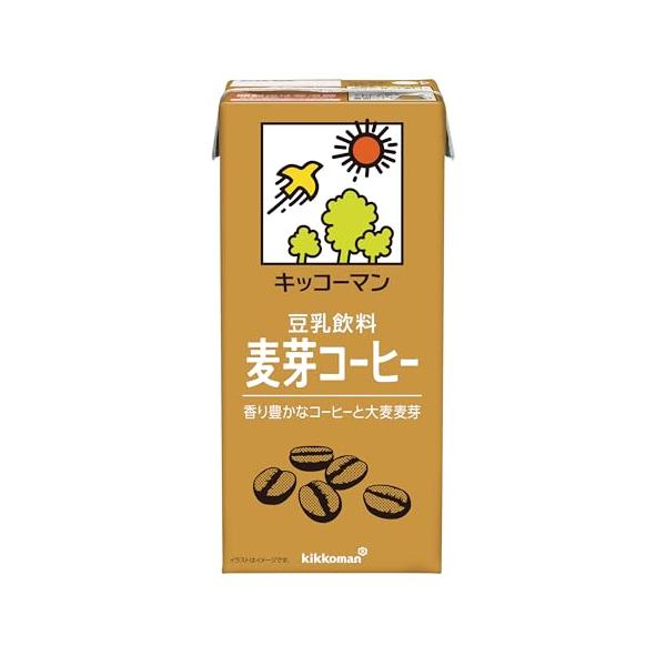 他サイト： キッコーマン 豆乳飲料 麦芽コーヒー 1000ml×6本の商品画像