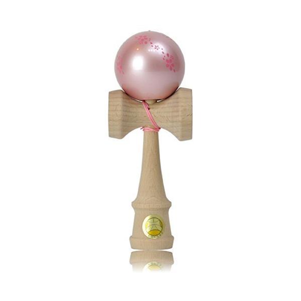 けん玉 日本けん玉協会認定品 「大空 和シリーズ 桜 （パール