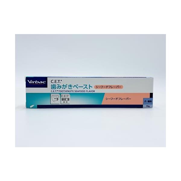 他サイト： ビルバック (Virbac) C.E.T.歯みがきペースト シーフードフレーバー 70gの商品画像