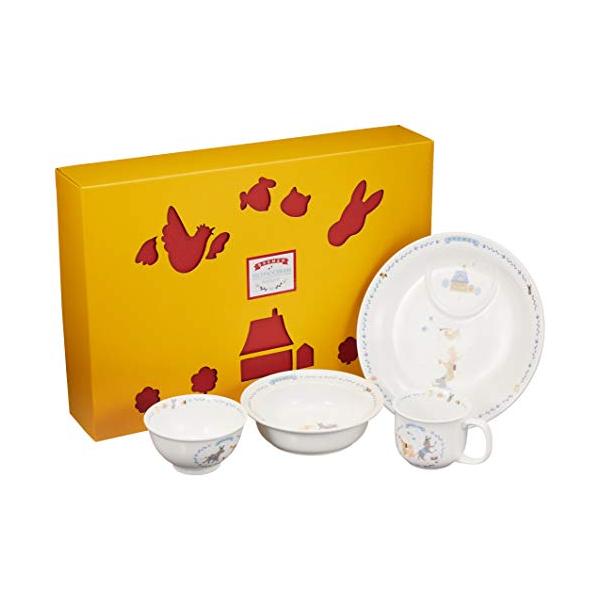 NARUMI(ナルミ) 子供用 食器セット ブレーメン ブルー 4点セット
