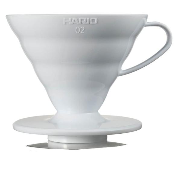 HARIO(ハリオ) V60 透過ドリッパー 02 ホワイト 1~4杯用 コーヒー ハンドドリップ 日本製 VDR-02-W