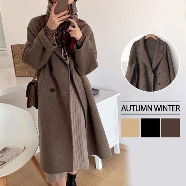 チェスターコート ロングコート値下げしました 本日まで値下げチェスターコート コート レディース 秋冬