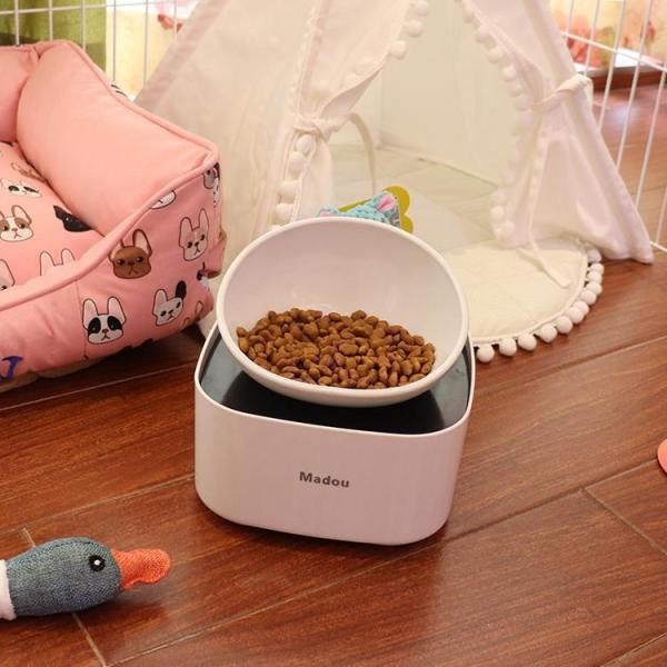 ペット用 給食器 皿 給食台セット 小型犬 中型犬用 フレンチブルドッグ フードボウル テーブルセット お洒落 食事がラク 滑り止め
