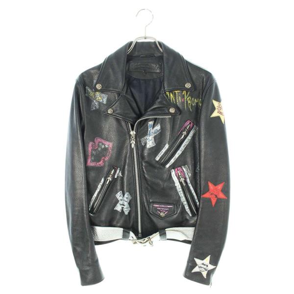 取下げ前セール★超レア★クロムハーツ★レザー★レディース CHROME HEARTS クロムハーツ レザージャケット サイズ:S JJ DEAN