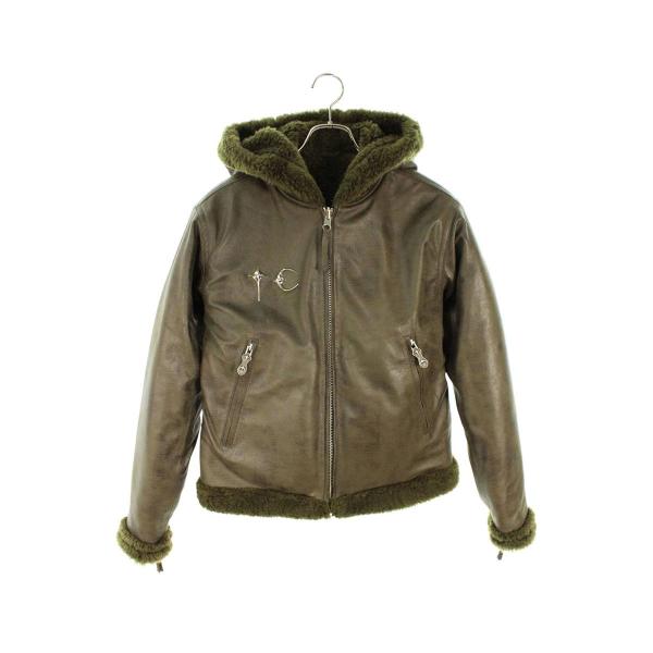 サグクラブ THUG CLUB  TC25JK2602 TC Reversible Shearling Jacket リバーシブルシアリングレザージャケット メンズ 1 サグクラブ サイズ:1 TC25JK2602 TC Reversible Shearling Jacket