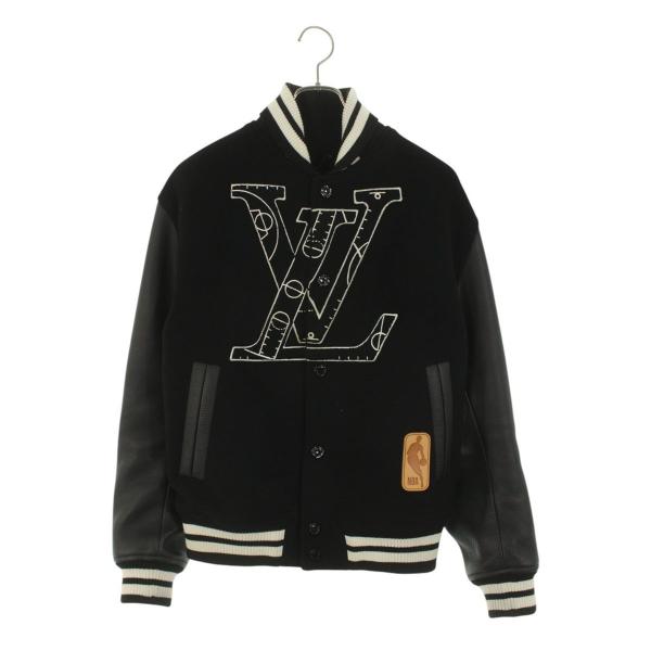 ルイヴィトン サイズ:46  21AW  RM212M MJY HLL02E NBAバスケットボールスタジャンブルゾン 中古 SB01 LOUIS VUITTON（ルイ・ヴィトン） ブルゾン サイズ:46 21AW RM212M MJY