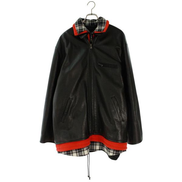 バレンシアガ レザージャケット ブルゾン 美品 44 ニコラ期 バレンシアガ レザージャケット ブルゾン 美品 44 ニコラ期