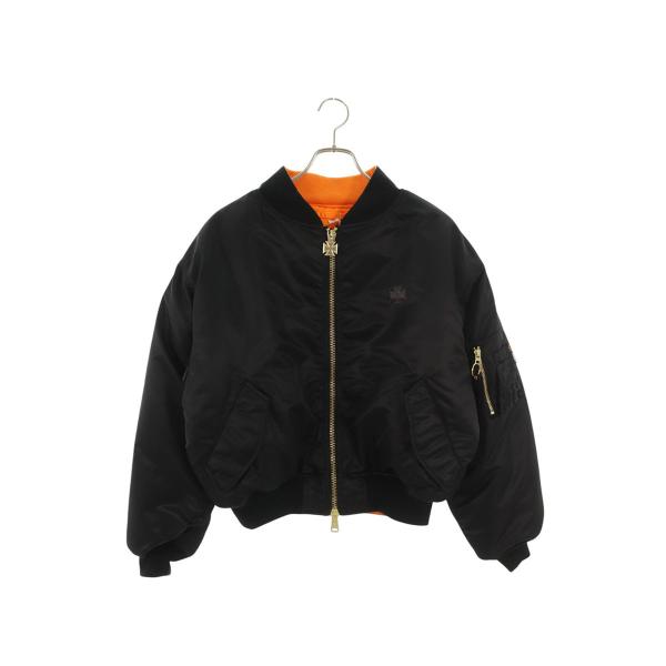 ヴェトモン  26SS  ME76BJ004B/LEATHER CROSSES BOMBER JACKET レザーパッチボンバーブルゾン メンズ S VETEMENTS（ヴェトモン） ブルゾン サイズ:XS 26SS ME76BJ004B LEATHER